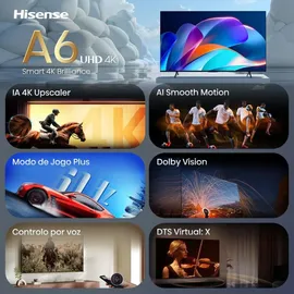 Hisense 50A6S 50" UHD 4K Smart TV