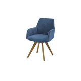 Woodford Esszimmerstuhl  Damask , blau , Maße (cm): B: 61 H: 88 T: 66.5
