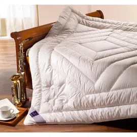 billerbeck Ganzjahresbettdecke Concerto Uno 200 x cm Baumwolle Beige Champagner
