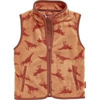 Playshoes Fleece Weste Unisex Kinder Outdoor-Oberteil, Dinos, 98