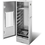 Smoki Räucherofen aus geprägtem Stahl mit Sichtfenster: 120cm hoch.