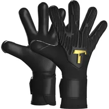 T1TAN Kinder Fußball Torwarthandschuhe Rebel 2.0 Black-Out Einheitsfarbe 5