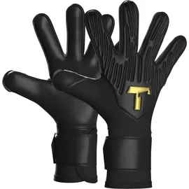 T1TAN Kinder Fußball Torwarthandschuhe Rebel 2.0 Black-Out Einheitsfarbe 5