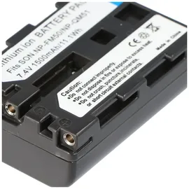 AccuCell Kamera Akku kompatibel zu Sony NP-FM50