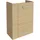 Fackelmann Waschbeckenunterschrank 44 x 60 x 24,3 cm Braun