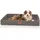 Knuffelwuff Hundebett Austin S 70 x 50 cm Braungrau