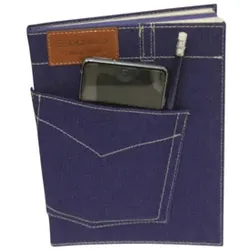 DONAU Notizbuch Jeans blau 1350104-18