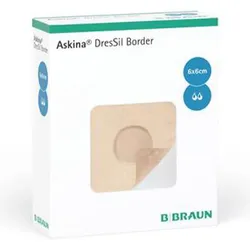 Askina Dressil Border Sil.schaumst.v.6x6 cm