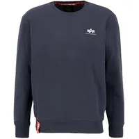 Alpha Industries Basic Sweater Small Logo Sweatshirt für Herren Navy