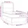 vidaXL Boxspringbett 100 x 200 cm Hellgrau