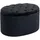Homcom Sitzbank mit Stauraum Samtartiges Polyester Schwarz 71 x 52 x 42 cm