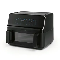 GOURMETmaxx Heißluft-Fritteuse Vario-Doppelkammer 9l