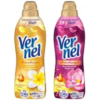 Vernel Weichspüler-Set 2x 37 Waschladungen (74WL) Aromatherapie 1x Bezaubernde