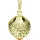 Ostsee-Schmuck Muschel Gelbgold 333