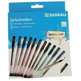 Donau Elektronik Gelschreiber Metallic 1,0 mm 12 St.