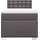 vidaXL Boxspringbett 80 x 200 cm Grau
