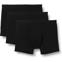 SCHIESSER Herren 3 Pack Unterwäsche Mit Weichem Bund - 95/5 Organic Boxershorts, Schwarz_173988, XL EU