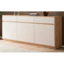 furn.design Kiruma 200 x 89 cm Beige / Eiche Artisan
