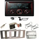 Pioneer FH-S820DAB DAB+ Bluetooth Einbauset für Ford Focus C-Max Fiesta Transit