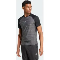 Adidas Gym+ Training 3-Streifen T-Shirt Black Melange M