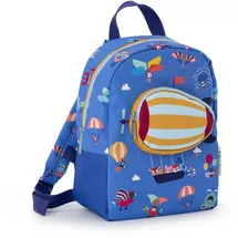 Lilliputiens Kinderrucksack wasserdicht recyceltes PET verstellbar Luft - Blau