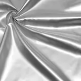Stoffkontor Thermo Vorhangstoff Futterstoff Stoff - Öko-Tex Standard - Meterware, Farbe Aluminium-Silber - zum Nähen von Vorhängen, Wärme- Kälteschutz, Dekorationen UVM.