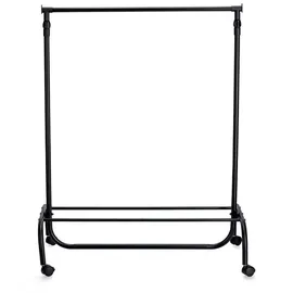 Zeller Rollkleiderständer 86 x 43 x 175 cm schwarz