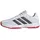 adidas Stabil Indoor Shoes, Cloud White/Aurora Met. / Semi Lucid Red, 4.5 UK
