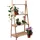 Dobar Blumenregal 75 x 39 x 146 cm Braun
