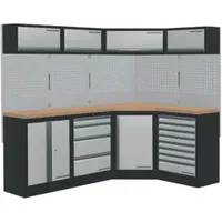 Kraftwerk Mobilio 4er Kombi, Unterschranke, Eckschrank, Oberschrank, 3964N