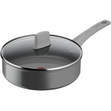 Tefal Renew On Schmorpfanne 24 cm, Antihaftbeschichtung, Keramik, Induktion, Thermo-Signal-Kochanzeige, Eco-Design, gesundes Kochen, C42732