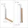 Relaxdays Türgarderobe klappbar 2x Weiß
