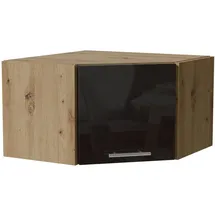 Feldmann-Wohnen Eckhängeschrank 60 x 36 x 60 cm Schwarz