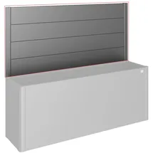 Biohort Sichtschutz 398,3 x 91 x 4 cm Dunkelgrau-Metallic