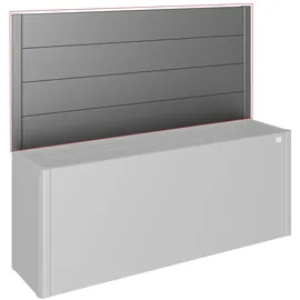 Biohort Sichtschutz 398,3 x 91 x 4 cm Dunkelgrau-Metallic