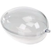 Rayher Plastik-Figur transparent Ei 2-tlg. 10 cm Ø 10,0 cm, 1 St.