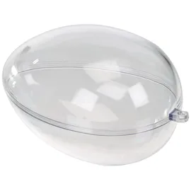 Rayher Plastik-Figur transparent Ei 2-tlg. 10 cm Ø 10,0 cm, 1 St.