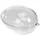 Rayher Plastik-Figur transparent Ei 2-tlg. 10 cm Ø 10,0 cm, 1 St.