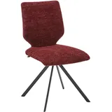 Venjakob Stuhl, Anthrazit, Bordeaux, Metall, Textil, Stativgestell, 50x92x64 cm, Goldenes M, Made in Germany, Dgm, DGM-Emissionslabel, Lederauswahl, Stoffauswahl, Sitzfläche 360° drehbar, Gestellauswahl, automatische Rückholfunktion, Esszimmer, Stühle, Esszimmerstühle, Vierfußstühle