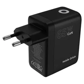 mobile origin MO-65WDCH-PW20, Drinnen, AC, Schwarz - Schwarz