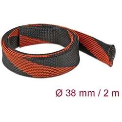 Delock Geflechtschlauch - dehnbar - 2 m - Schwarz