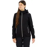 CMP Zip Hood 32a0456 Softshelljacke - Black - 3XL