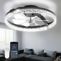 aphyni COSTWAY 48 cm Deckenventilator Weiß