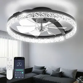 aphyni COSTWAY 48 cm Deckenventilator Weiß