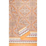 BASSETTI MARECHIARO Foulard aus 100% Baumwolle in der Farbe Orange O1, Maße: 180x270 cm