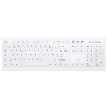 Cherry AK-C8100F-FU1-W/FR (FR, Kabellos), Tastatur, Weiss