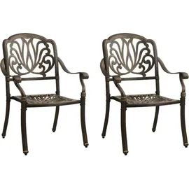 vidaXL Aluminiumguss Set 3-tlg. bronze