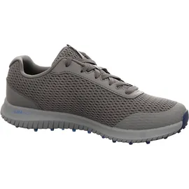 SKECHERS GO Golf MAX Fairway 3 Sneaker, Charcoal Textile/Navy Trim, 45.5 EU