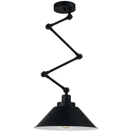 Licht-Erlebnisse Panto 1 E27 verstellbar schwarz Metall