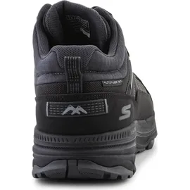SKECHERS Go Run Trail Altitude 2.0 Cold Creek Waterproof Wanderstiefel, Black Leather/Charcoal Trim, 36 EU